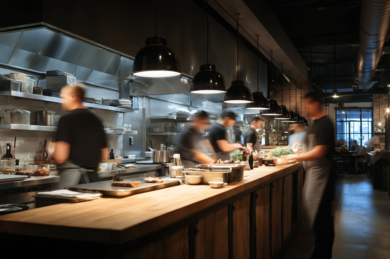 Cozinha profissional em conformidade com a RDC 216 da Anvisa