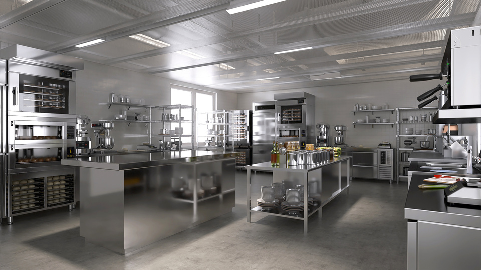 Dimensionar equipamentos de cozinha profissional