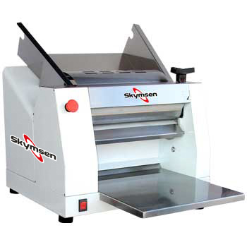 TABLE LAMINATING DOUGH ROLLER, STAINLESS STEEL, ROLLS OF 400 mm