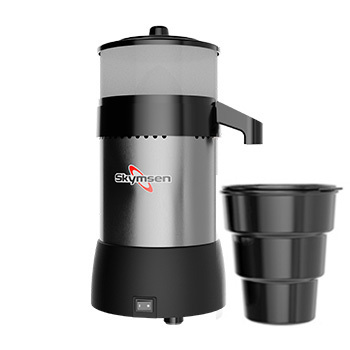 EXPRIMIDOR DE CÍTRICOS INOXIDABLE, CÁMARA DE JUGOS POLIPROPILENO