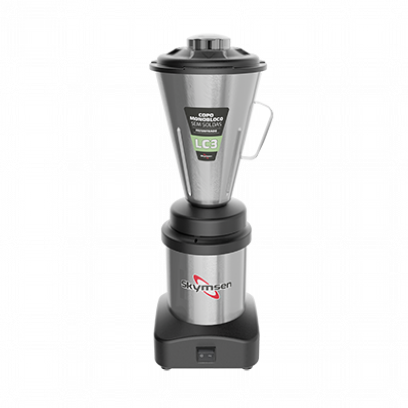 LIQUIDIFICADOR COMERCIAL INOX, COPO MONOBLOCO INOX