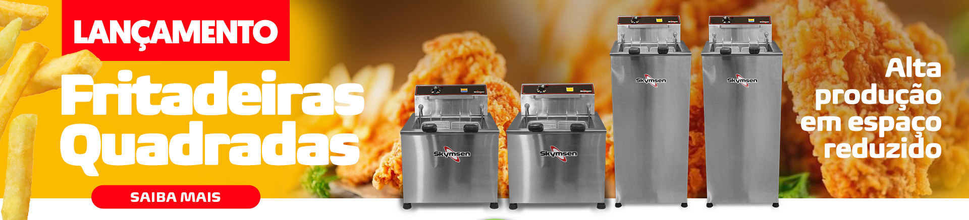 FRITADEIRAS QUADRADAS