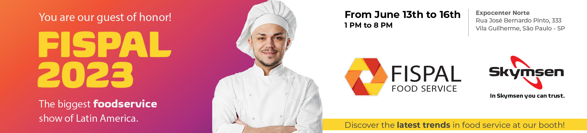 Visit us at the FISPAL 2023