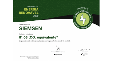 Skymsen recebe Certificado Comerc-Sinerconsult 2026 e reforça compromisso com sustentabilidade empresarial